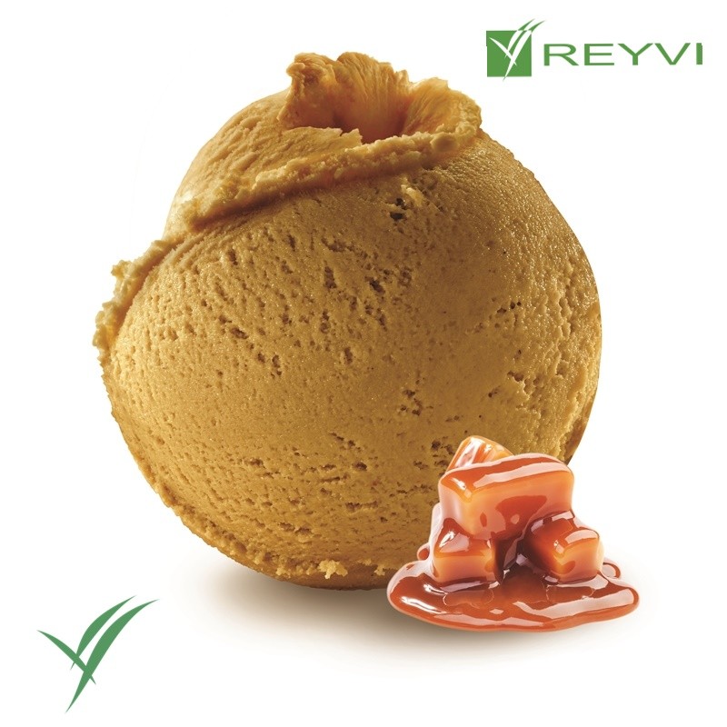 Helado artesano de caramelo a la sal

