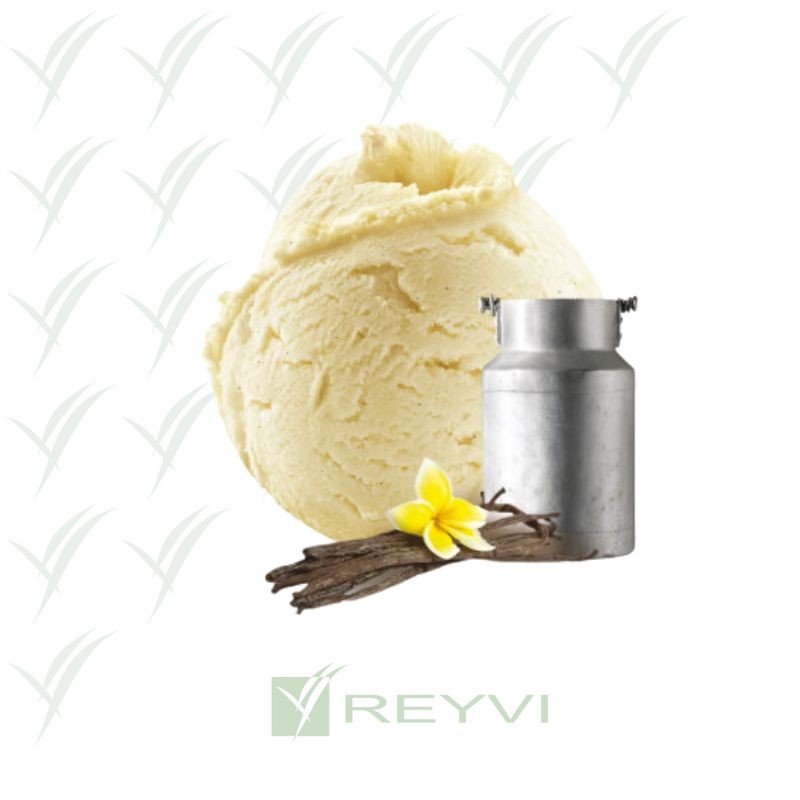 Helado artesano de vainilla con leche fresca

