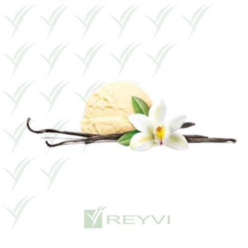 Helado artesano de vainilla natural