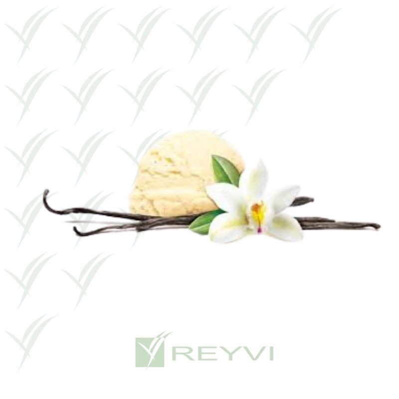 Helado artesano de vainilla natural