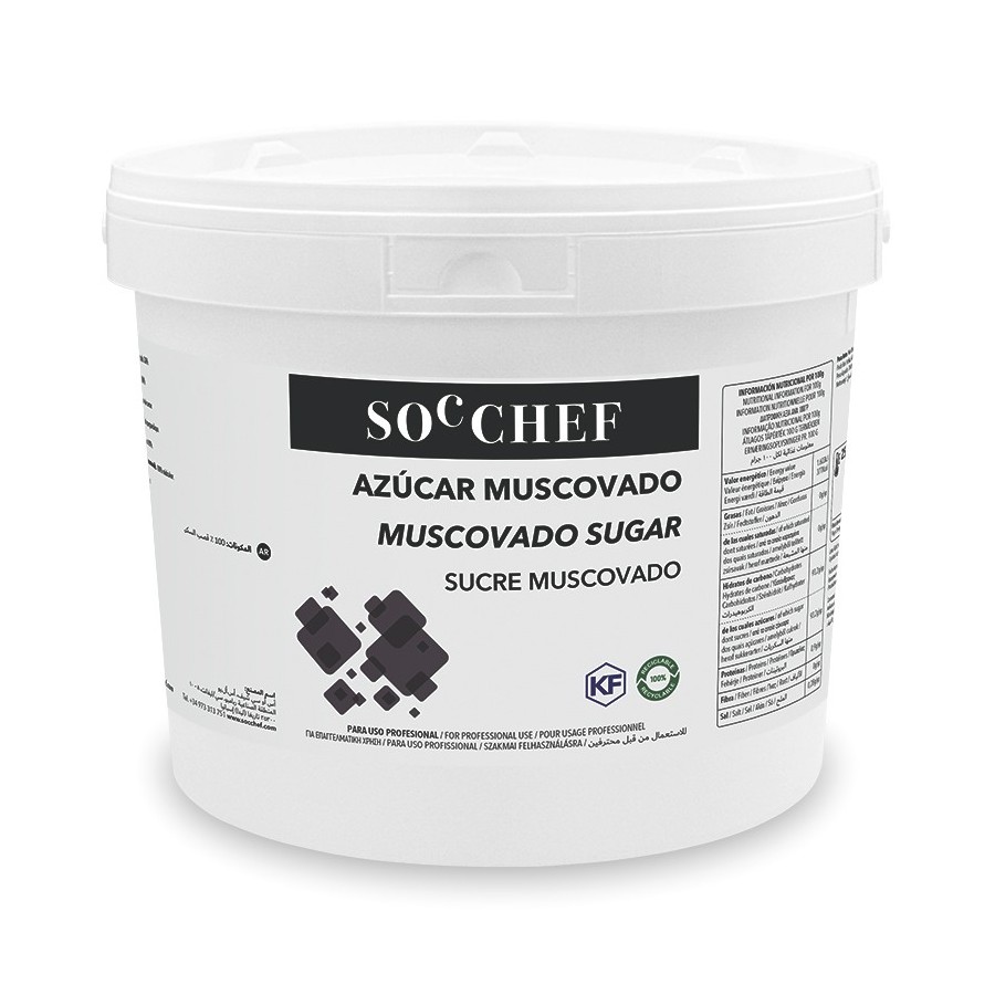 AZUCAR MUSCOVADO CUBO 3 KG SOC