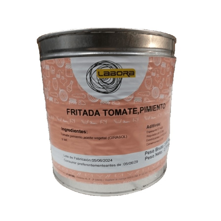 FRITADA TOMATE/PIMIENTO LATA C/6x3 KG