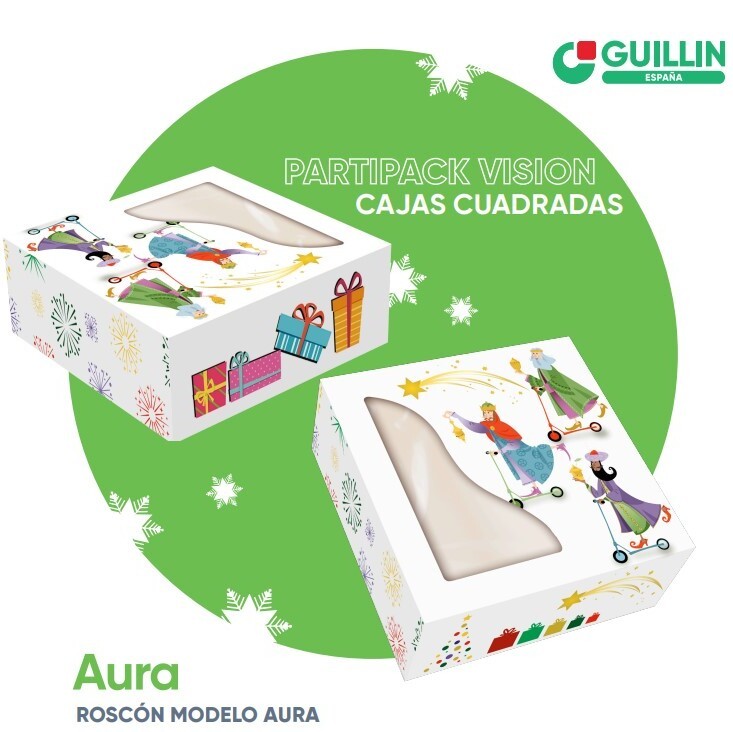CAJA ROSCON AURA C/VENTANA 35x35x08 P/25UD