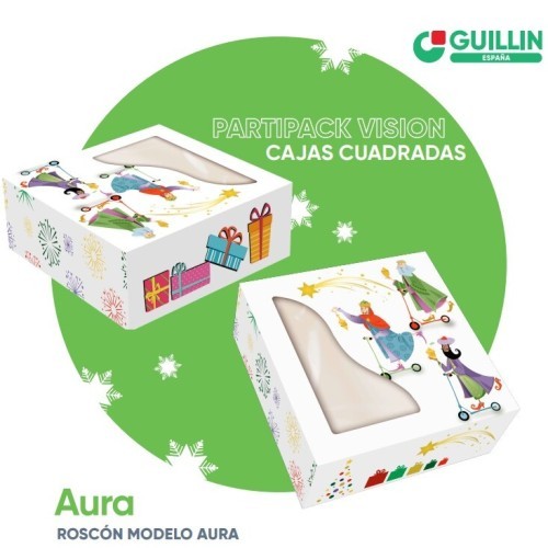 CAJA ROSCON AURA C/VENTANA 40x40x08 P/25UD