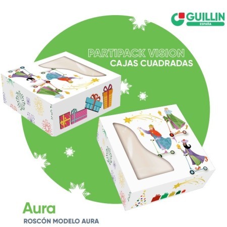 CAJA ROSCON AURA C/VENTANA 40x40x08 P/25UD