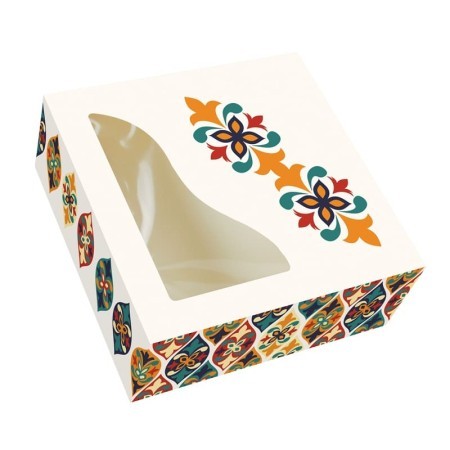 CAJA ROSCON CUQUI C/VENTANA 29x29x08 P/50UD