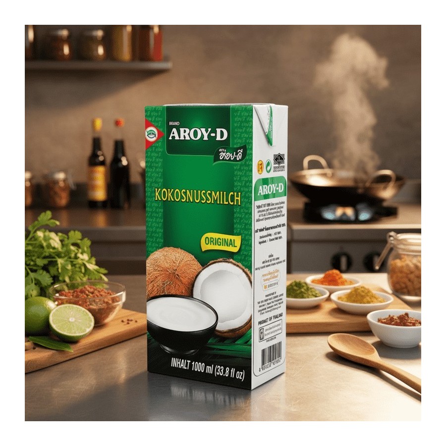 LECHE DE COCO AROY-D B/1 LITRO (C/12)