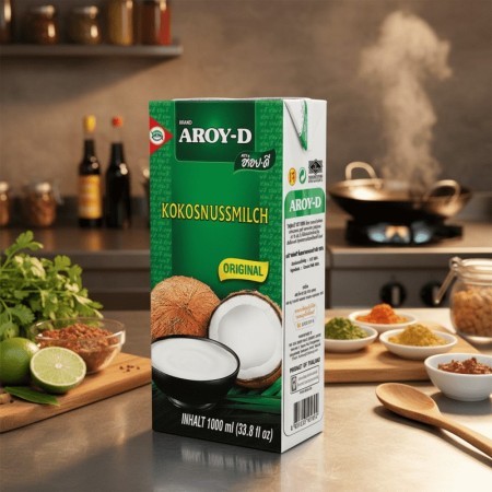 LECHE DE COCO AROY-D B/1 LITRO (C/12)
