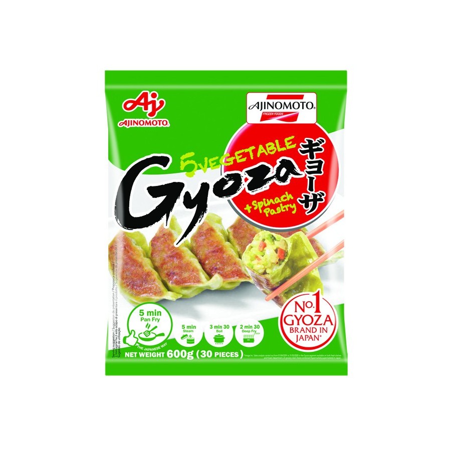 YASAI GYOZA GREEN BOLSA 600 GR-30 UD (C/10)