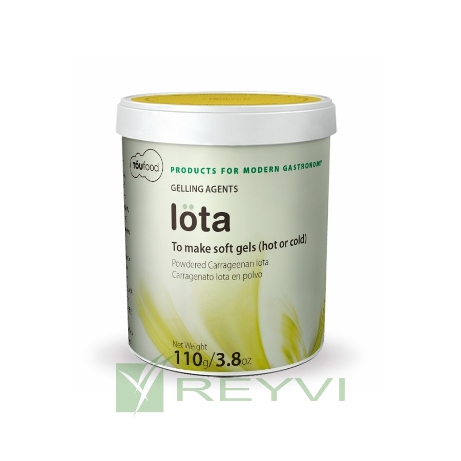 Carragenato Iota en Polvo Toufood | Ideal para Geles | Uso Profesional | Bote 100 gr
