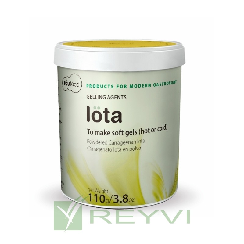 Carragenato Iota en Polvo Toufood | Ideal para Geles | Uso Profesional | Bote 100 gr
