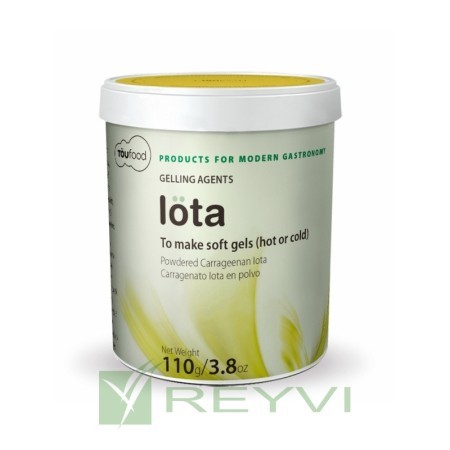 Carragenato Iota en Polvo Toufood | Ideal para Geles | Uso Profesional | Bote 100 gr