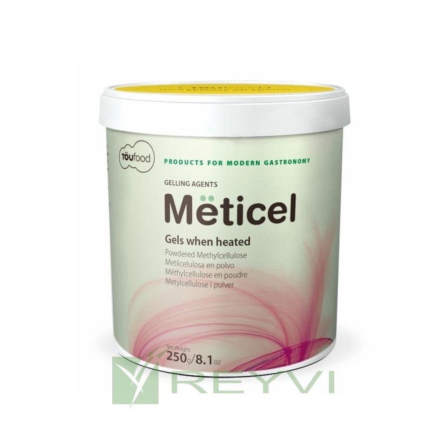 Metilcelulosa en Polvo Toufood | Gelificante para Cocina Profesional | Bote 250 gr
