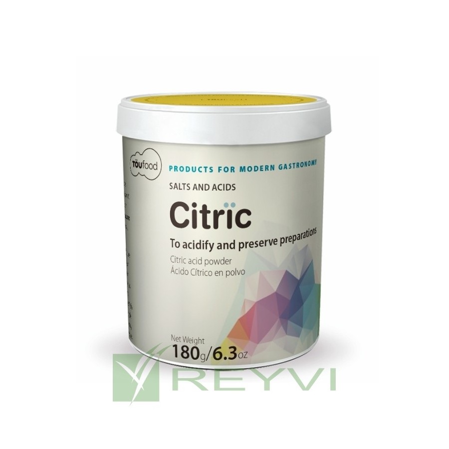 Ácido cítrico en polvo para uso profesional Toufood

