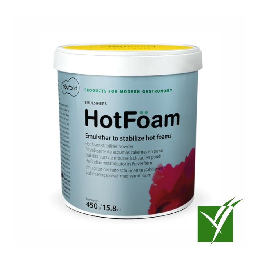 Toufood Hotfoam | Estabilizante en Polvo para Espumas | Uso Profesional | Bote 450 g