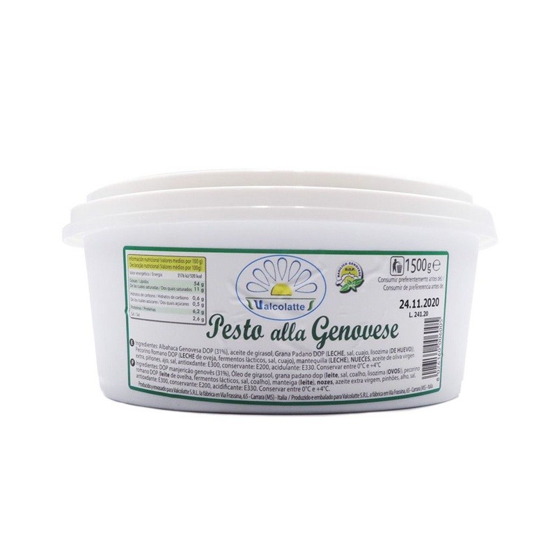 PESTO GENOVESE FRESCO DA CUBO 1,5 KG