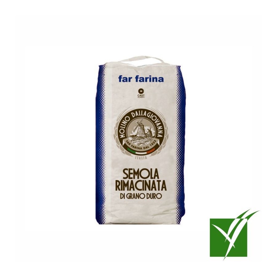 SEMOLA RIMACINATA DA S/25 KG-AZUL