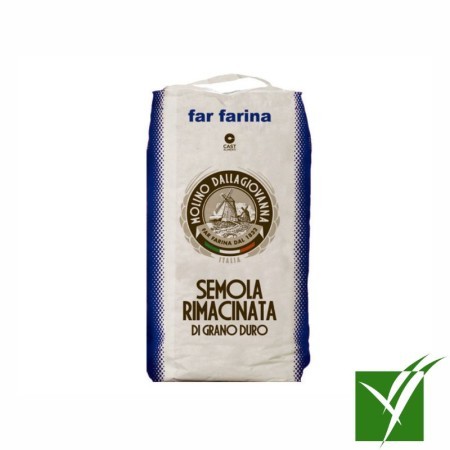 SEMOLA RIMACINATA DA S/25 KG-AZUL