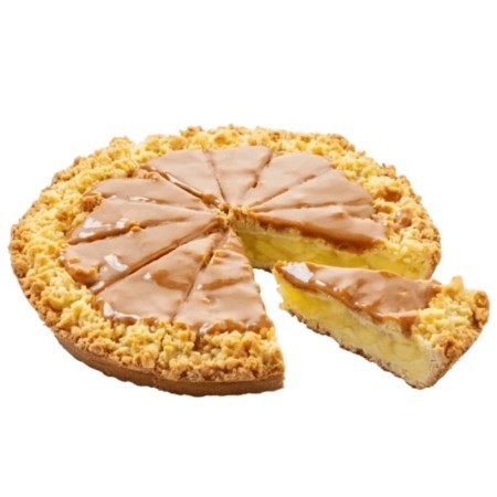 TARTA CRUMBLE MANZANA/CARAMELO 1,8 KG VAN C/4 UD