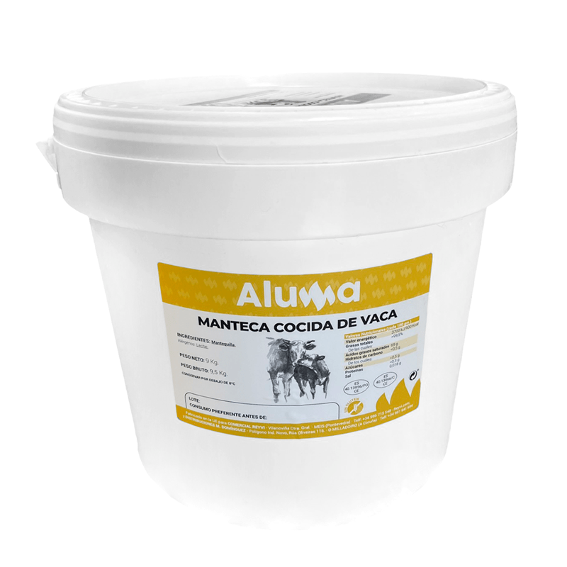Manteca cocida de vaca calidad extra