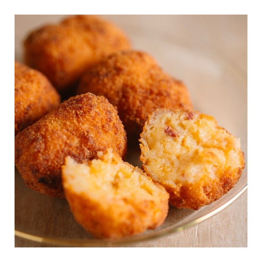 CROQUETA S/GLUTEN/LACTOSA JAMON IB. 32 GR C/5 KG