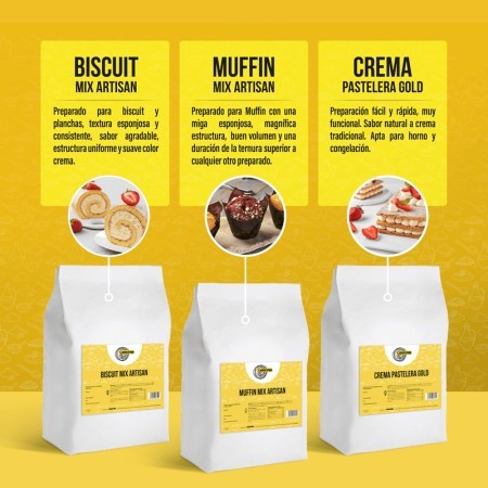 Muffin Mix Artisan | Preparado profesional para muffins y cakes