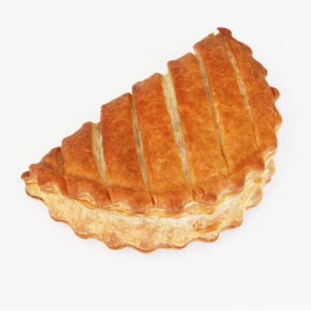 Empanadilla dulce de hojaldre y rellena de manzana de 100 gr - Caja 54 ud