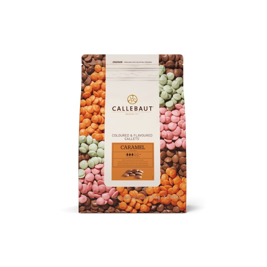 Caramel Callets™ 2,5 kg Callebaut | Chocolate cobertura caramelo