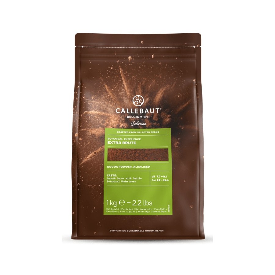 Botanical Extra Brute Callebaut | Cacao en polvo intenso | Bolsa 1 kg