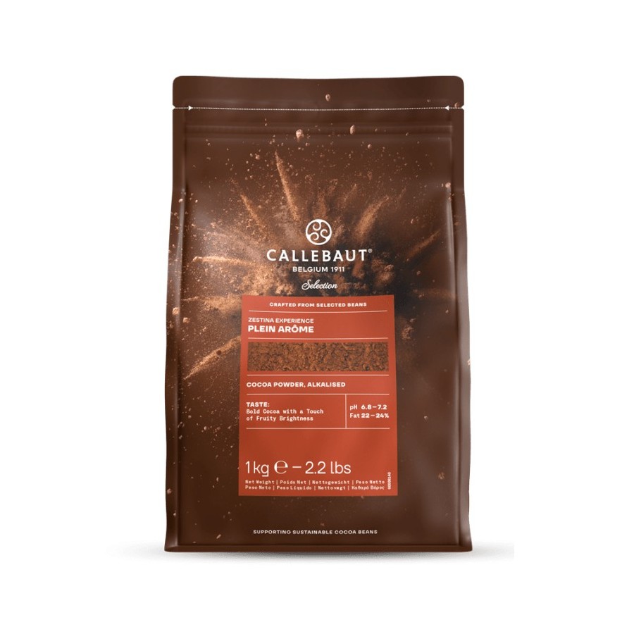 Zestina Plein Arôme 1 kg Callebaut | Cacao en polvo 22-24% grasa | Bolsa 1 kg