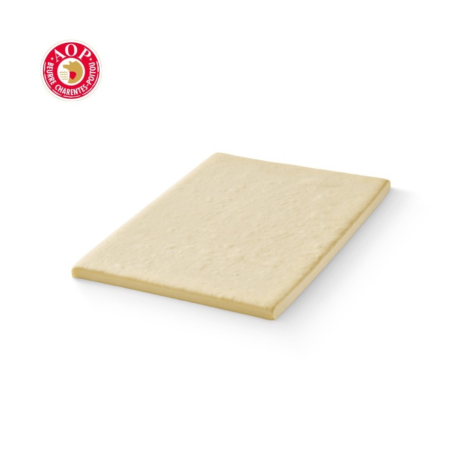 Masa de hojaldre premium BRIDOR con mantequilla 98 capas en caja de 12 kg

