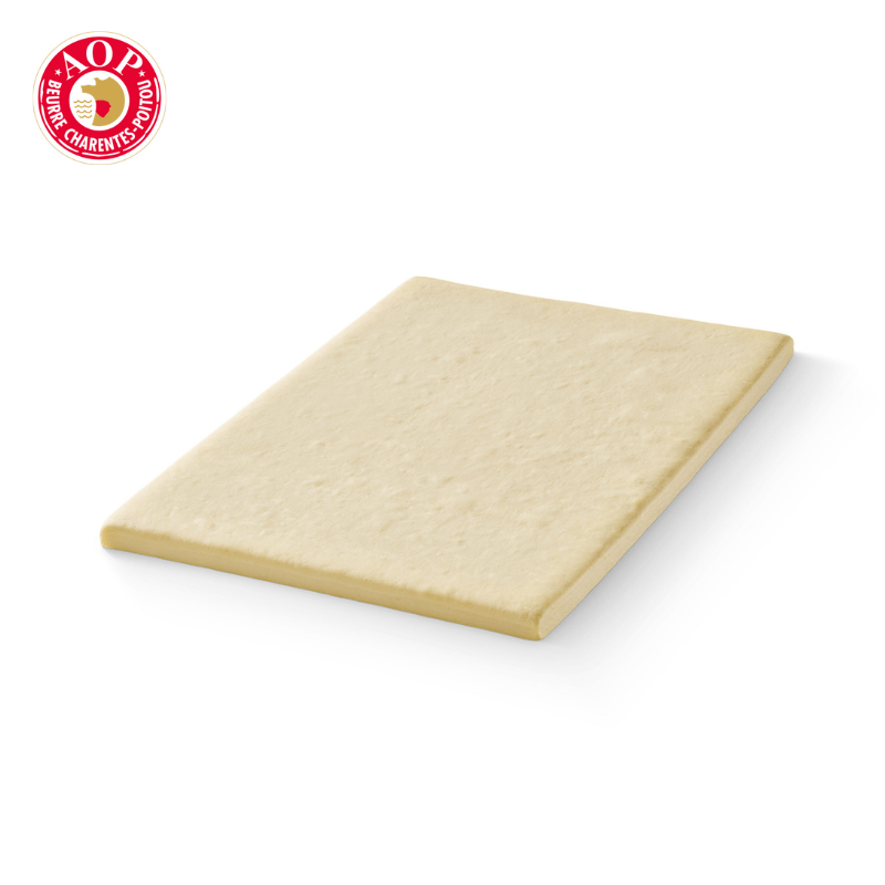 Masa de hojaldre premium BRIDOR con mantequilla 98 capas en caja de 12 kg

