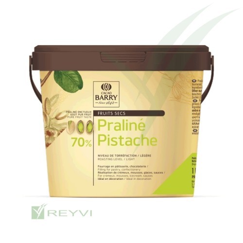 Praliné 70% Pistacho Cacao Barry | Bote 1 kg