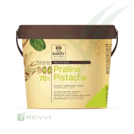 Praliné 70% Pistacho Cacao Barry | Bote 1 kg