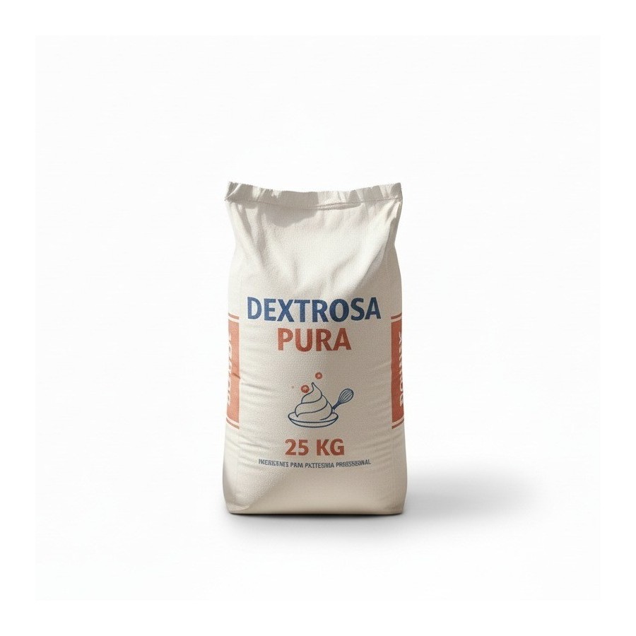 Dextrosa en polvo para panadería, pastelería y heladería | Saco 25 kg