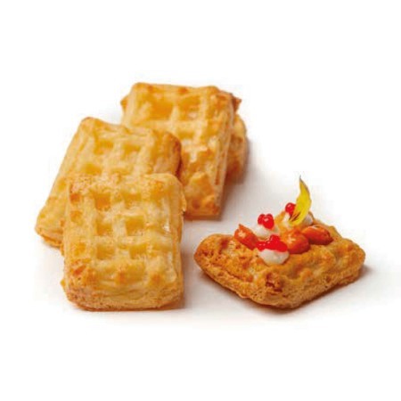 MINI GOFRE DE YUCA Y QUESO 10 GR C/400 UD