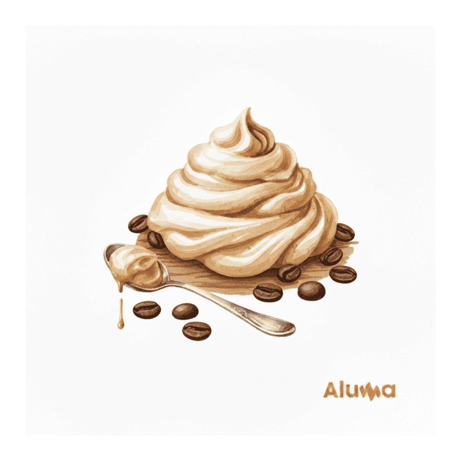 Crema crujiente de café Aluma 3,5 kg para pastelería profesional