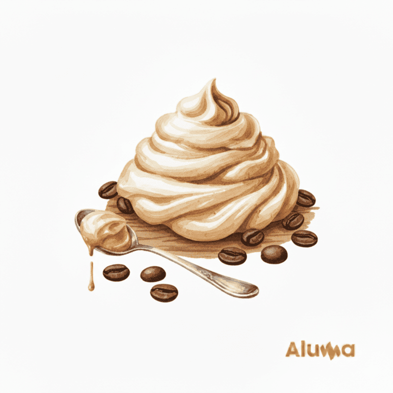 Crema crujiente de café Aluma 3,5 kg para pastelería profesional