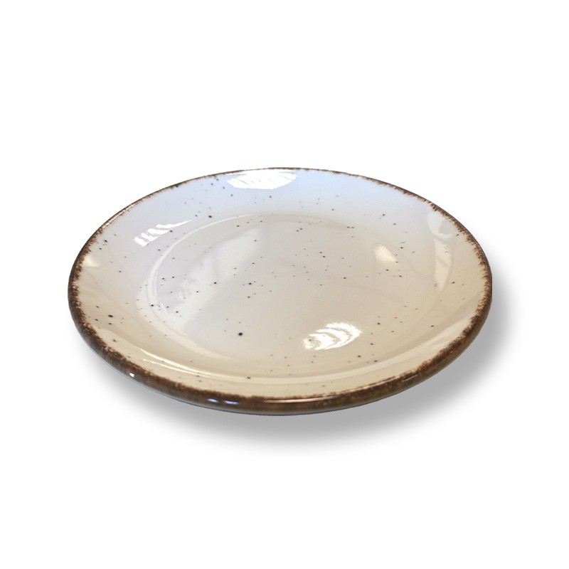 PLATO LLANO NATURAL 27 CM C/6 UD GURAL