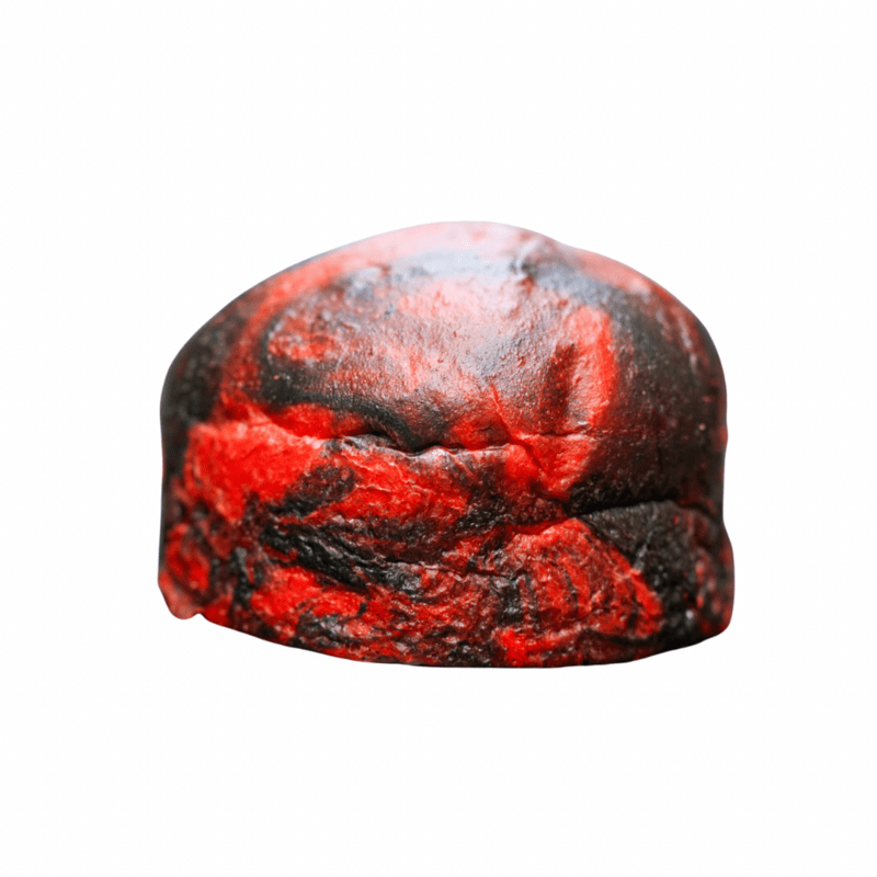 PAN MARMOLADO NEGRO/ROJO 73 GR C/40 UD