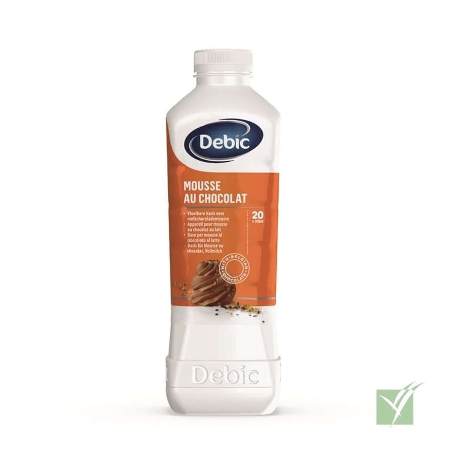 Debic Mousse de Chocolate 1L | Caja 6 x 1L

