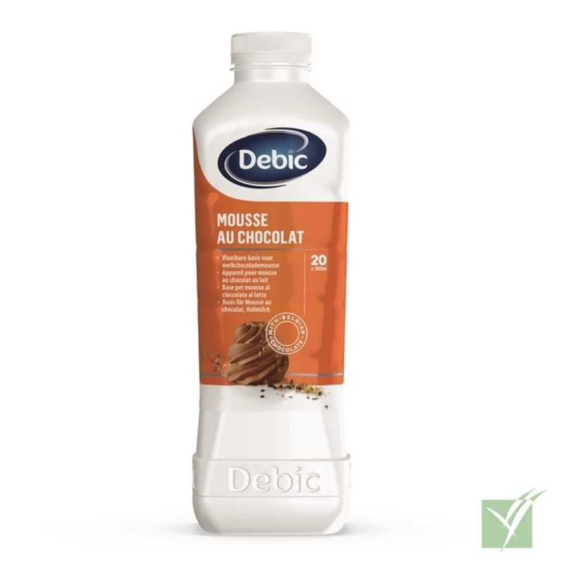 Debic Mousse de Chocolate 1L | Caja 6 x 1L

