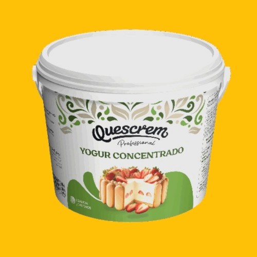 Yogur concentrado Quescrem 26% M.G. | Envase profesional
 2 kg