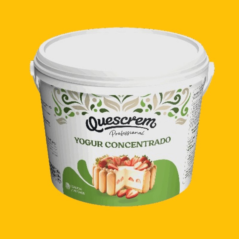 Yogur concentrado Quescrem 26% M.G. | Envase profesional
 2 kg