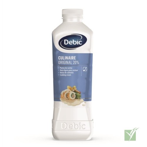 Nata Debic Culinaria Original 1L | 20% grasa | 6 x 1L


