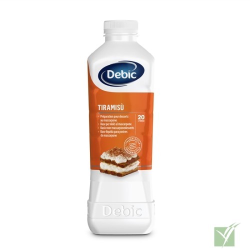 Base Debic Tiramisú 1L | 55% mascarpone | 6 x 1L

