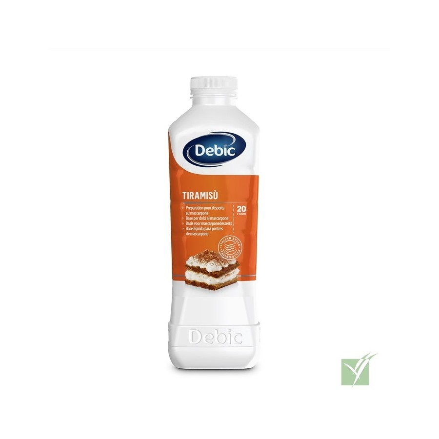Base Debic Tiramisú 1L | 55% mascarpone | 6 x 1L

