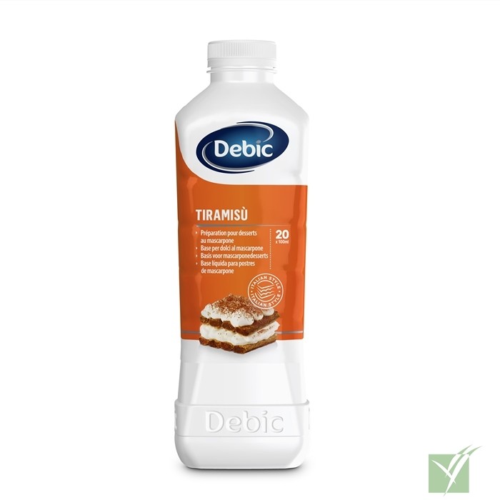 Base Debic Tiramisú 1L | 55% mascarpone | 6 x 1L

