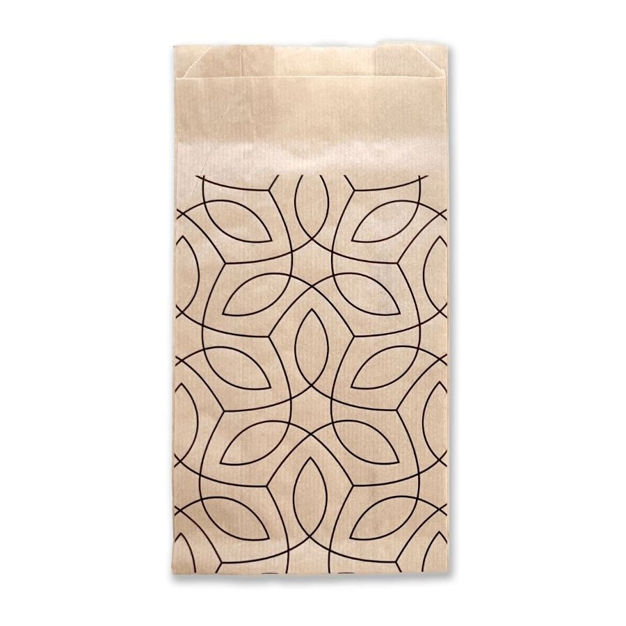 BOLSA EMPANADA KRAFT 35gr ALUMA 30+9x54CM C/1000 ~