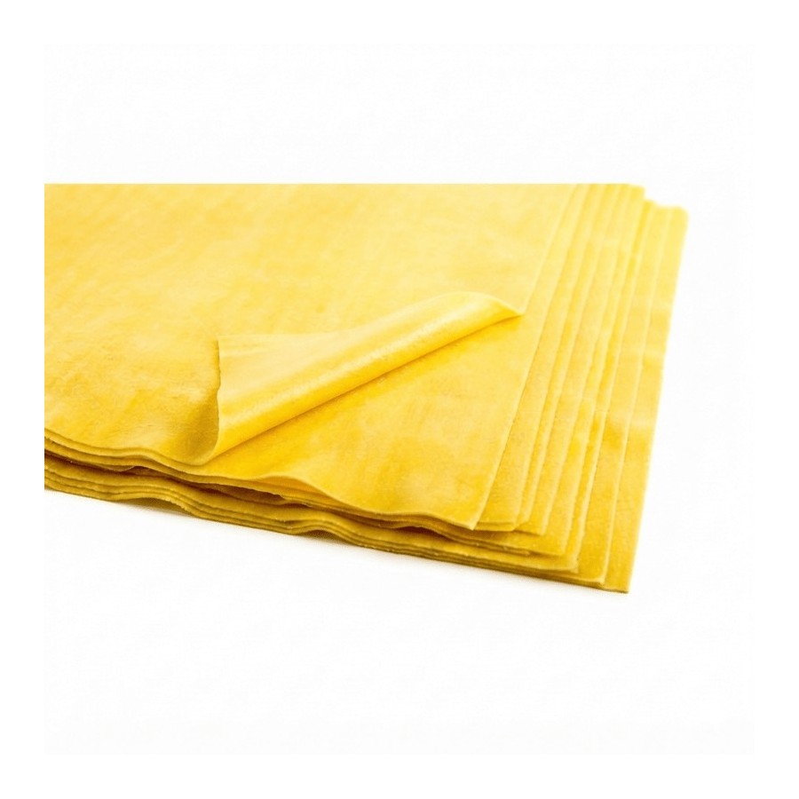 Pasta en láminas precocida